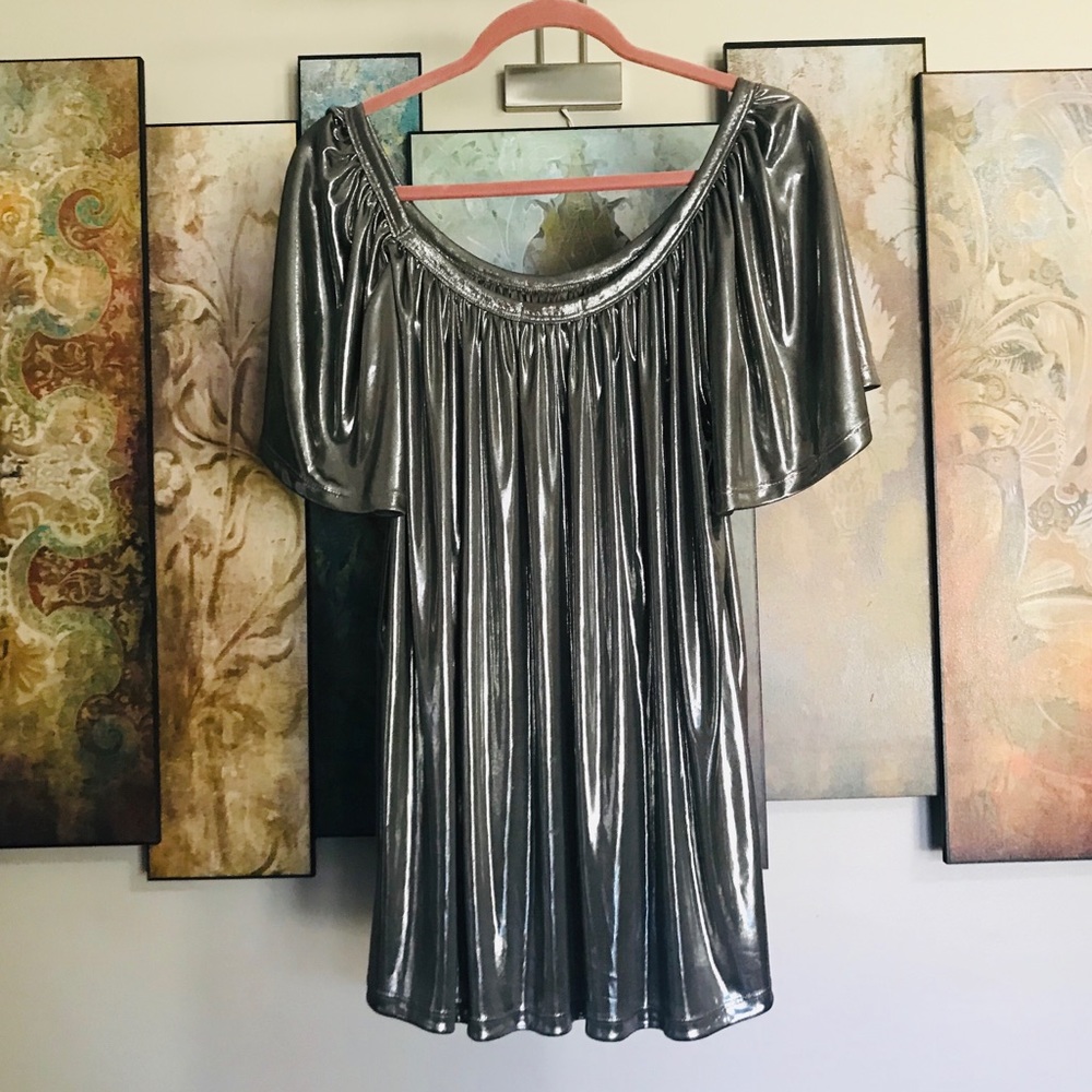 Silver Blouse by LaRoc